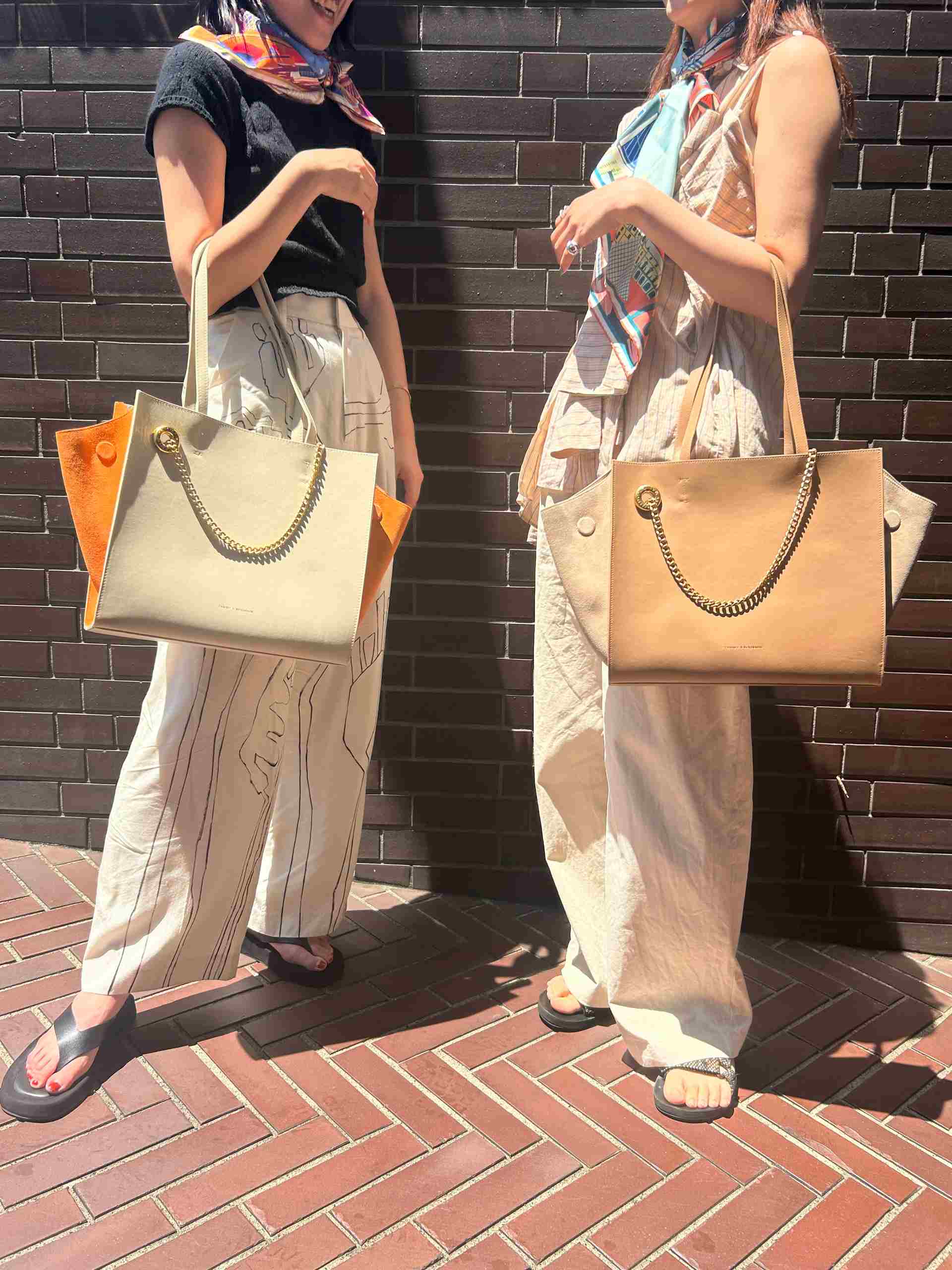 【正規取扱店】タミーアンドベンジャミン TAMMY & BENJAMIN LEXI MM （Taupe w/ Orange suede） Taupe w/ Orange suede
