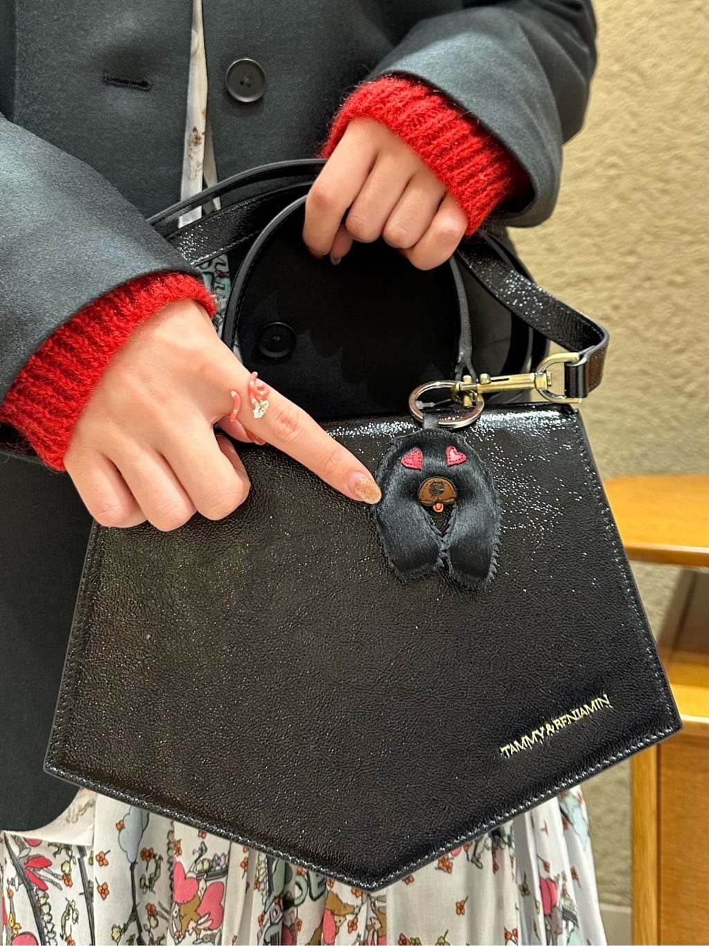 【正規取扱店】タミーアンドベンジャミン TAMMY & BENJAMIN PENTAGONE （Black Naplak） Black Naplak