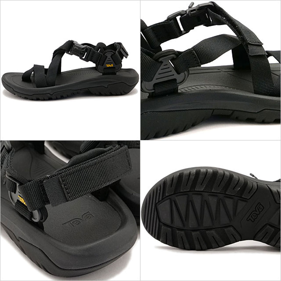 テバ Teva W HURRICANE TERRA DACTYL BLACK [1169431-BLK]
