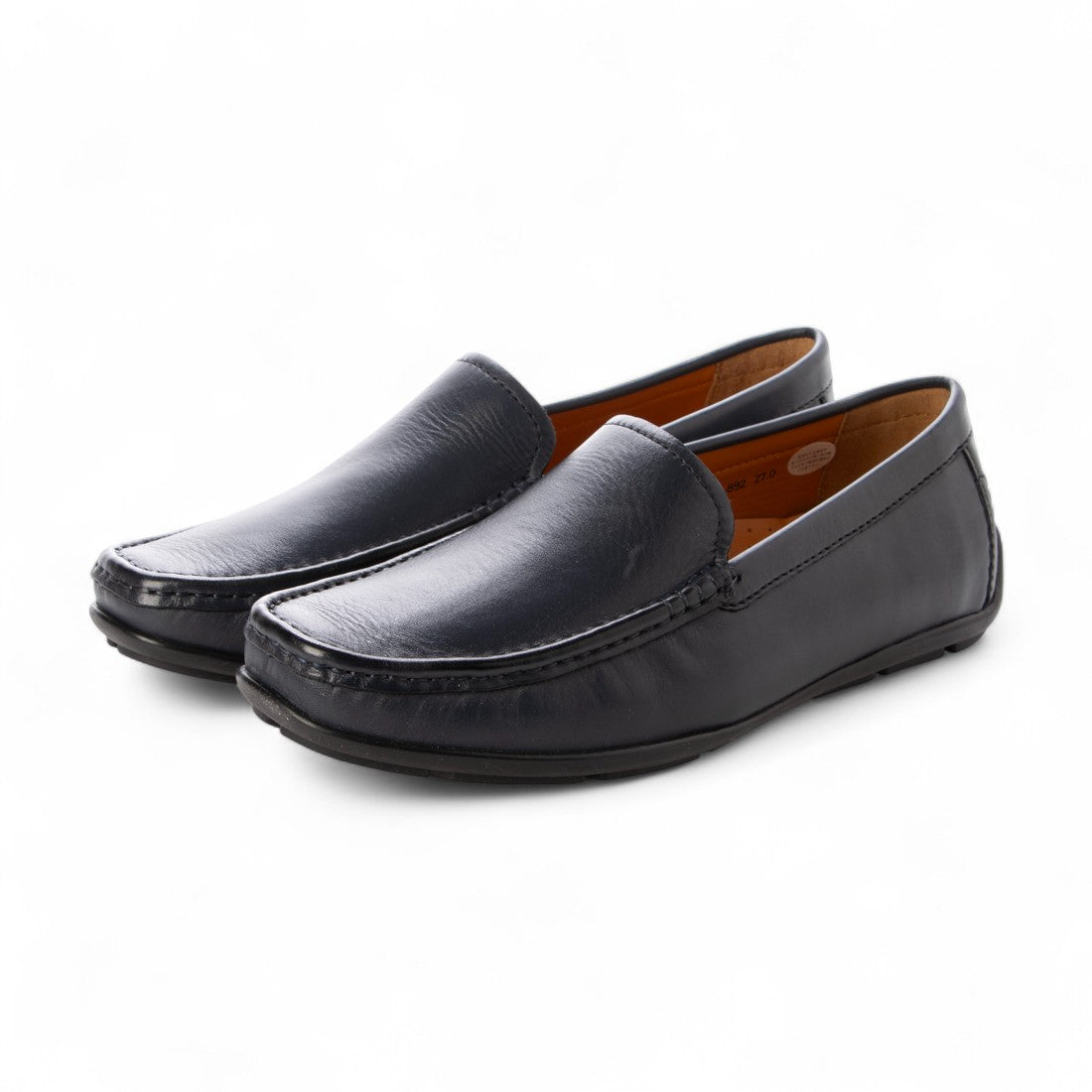 テキサス TEXAS 牛革ドライビングシューズ （NAVY） NAVY