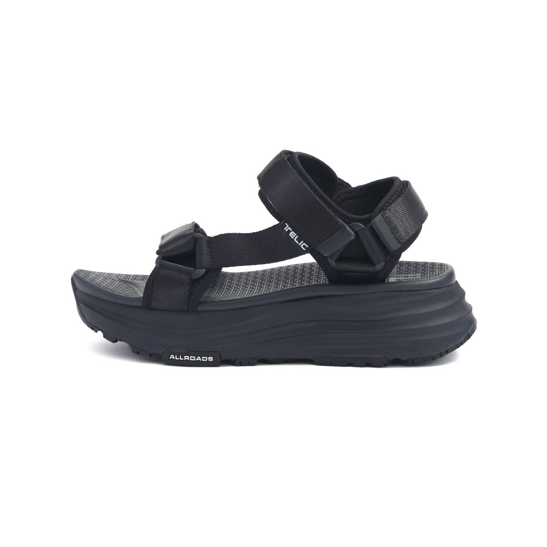 テリック TELIC メンズ レディース サンダル オールローズ S4 ALLROADS-S4 リカバリーサンダル スポーツサンダル 厚底 （ブラック） ブラック
