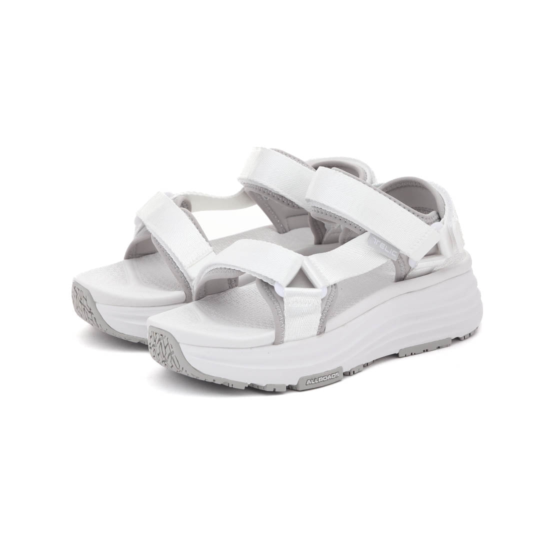 テリック TELIC メンズ レディース サンダル オールローズ S4 ALLROADS-S4 リカバリーサンダル スポーツサンダル 厚底 （ホワイト） ホワイト