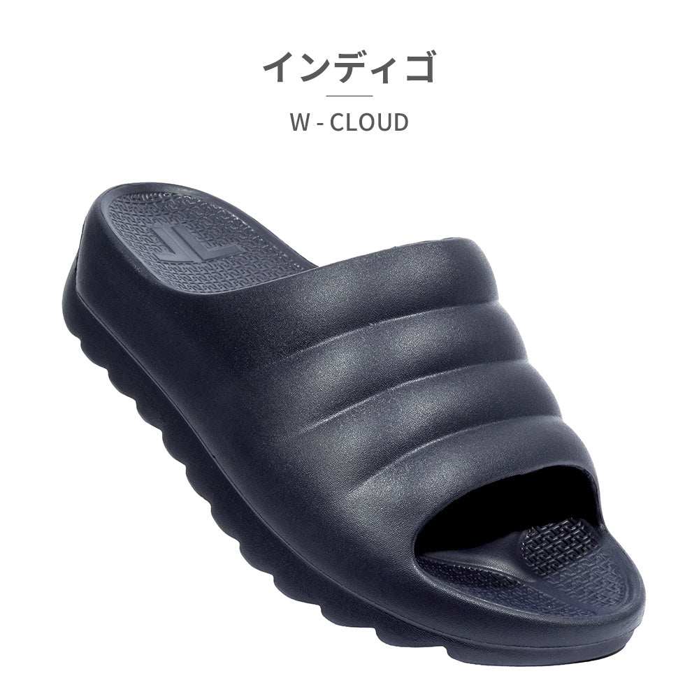 テリック TELIC サンダル メンズ レディース ダブルクラウド テリック W-CLOUD リカバリー シャークソール 厚底 （ネイビー） ネイビー