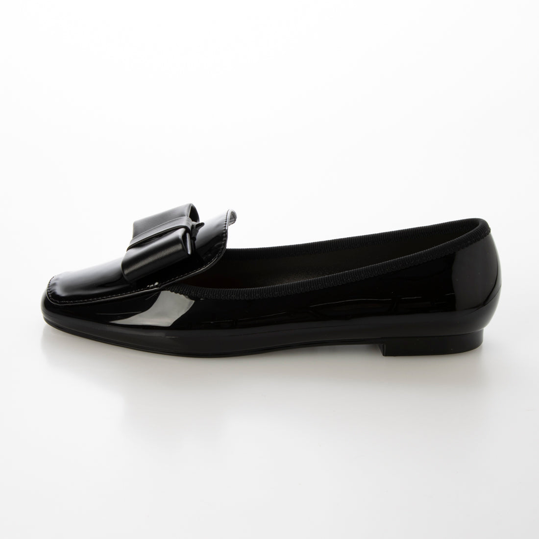 テンパレイト TEMPERATE AUDREY （TEMPERATE/テンパレイト） リボン スリッポンレインシューズ （BLACK） BLACK