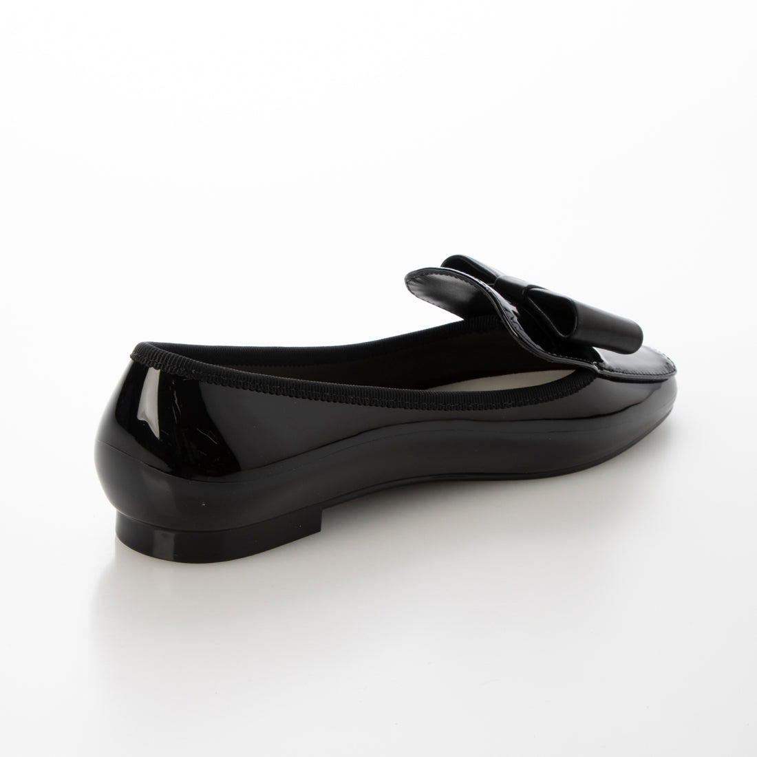 テンパレイト TEMPERATE AUDREY （TEMPERATE/テンパレイト） リボン スリッポンレインシューズ （BLACK） BLACK