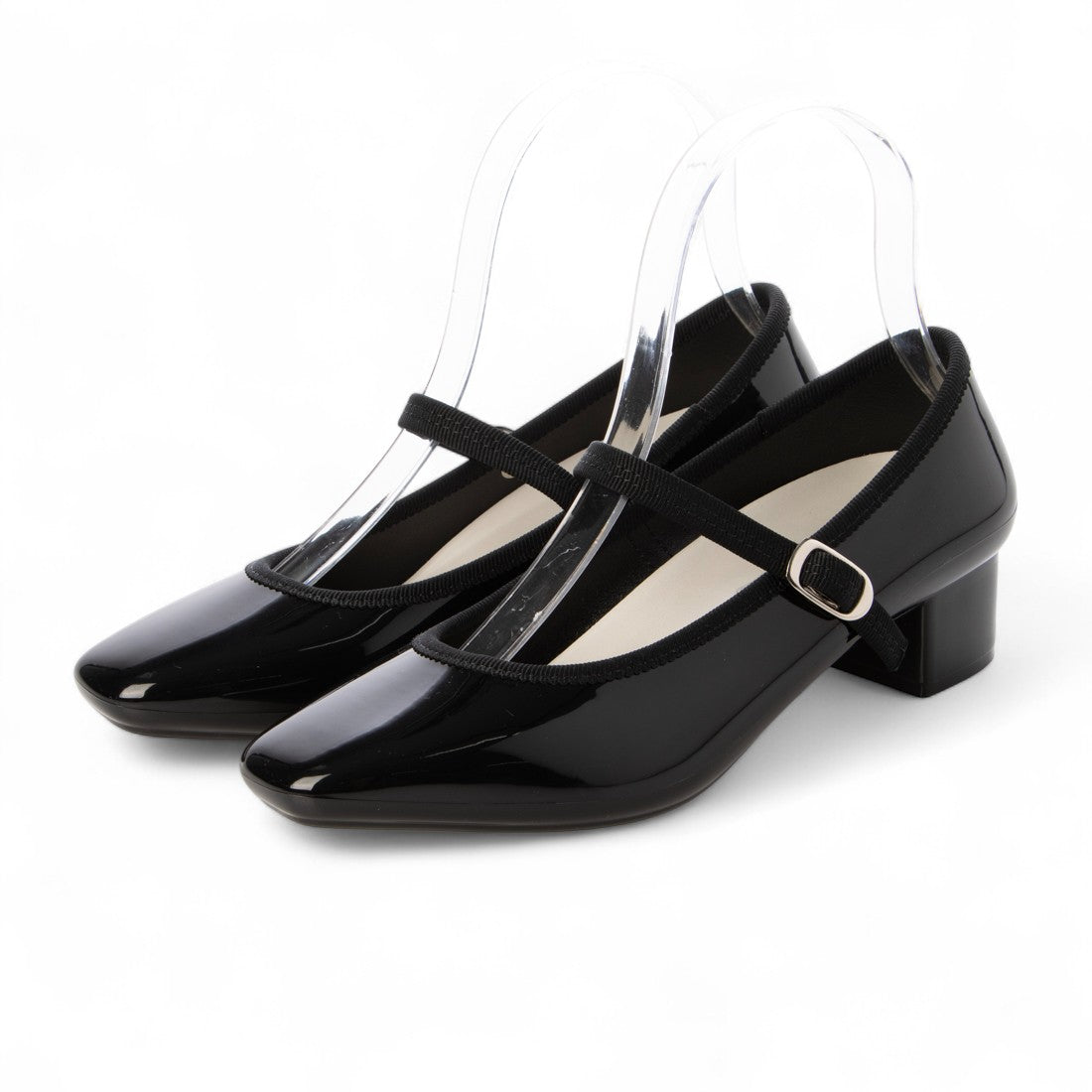 テンパレイト TEMPERATE CANNON （TEMPERATE/テンパレイト） 甲ストラップ レインパンプス （BLACK） BLACK