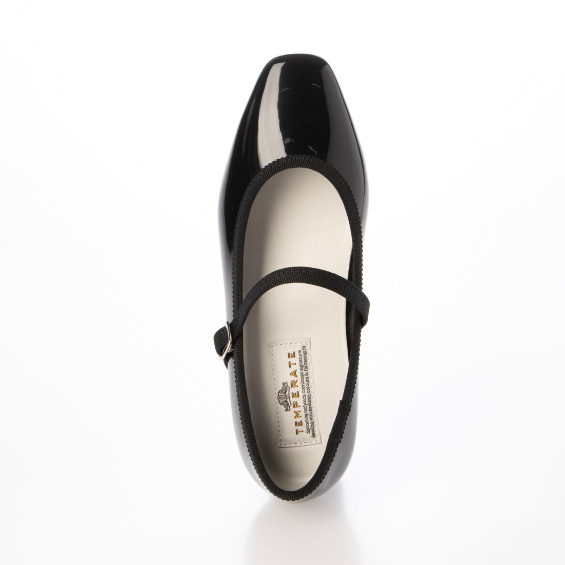 テンパレイト TEMPERATE CANNON （TEMPERATE/テンパレイト） 甲ストラップ レインパンプス （BLACK） BLACK