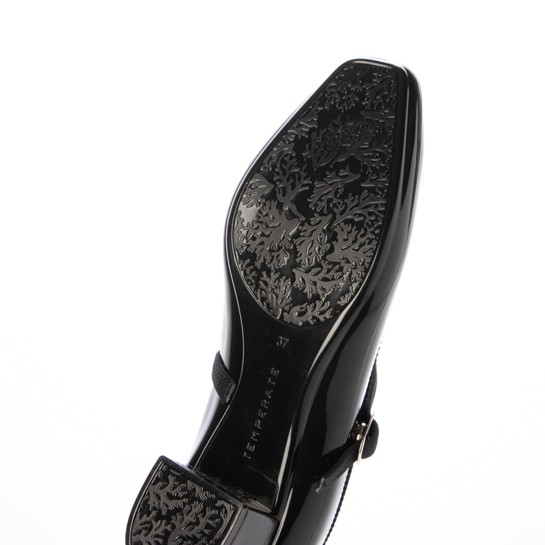 テンパレイト TEMPERATE CANNON （TEMPERATE/テンパレイト） 甲ストラップ レインパンプス （BLACK） BLACK