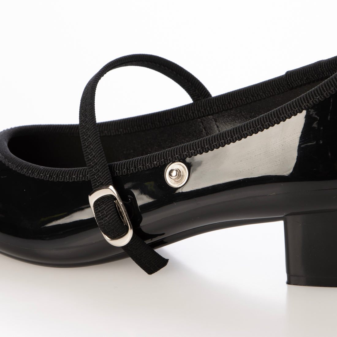 テンパレイト TEMPERATE CANNON （TEMPERATE/テンパレイト） 甲ストラップ レインパンプス （BLACK） BLACK