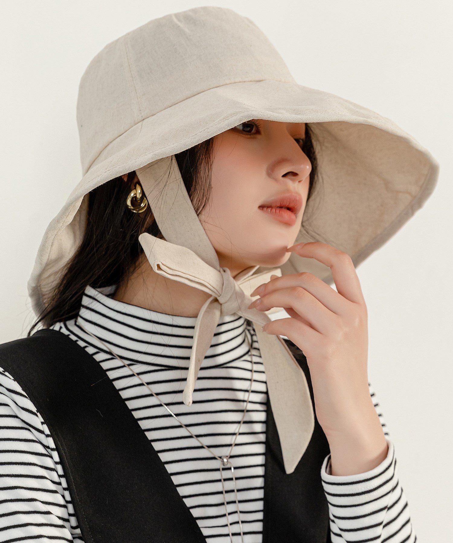 テディショップ Teddyshop レディース ベーシックリボンバケットハット （アイボリー） アイボリー