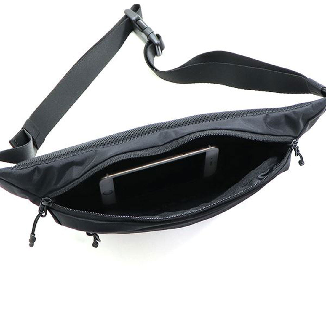 THE NORTH FACE WHITE LABEL THE NORTH FACE BODY BAG MEN'S WOMEN'S THE NORTH FACE WAIST BAG NN2HQ02A BLK