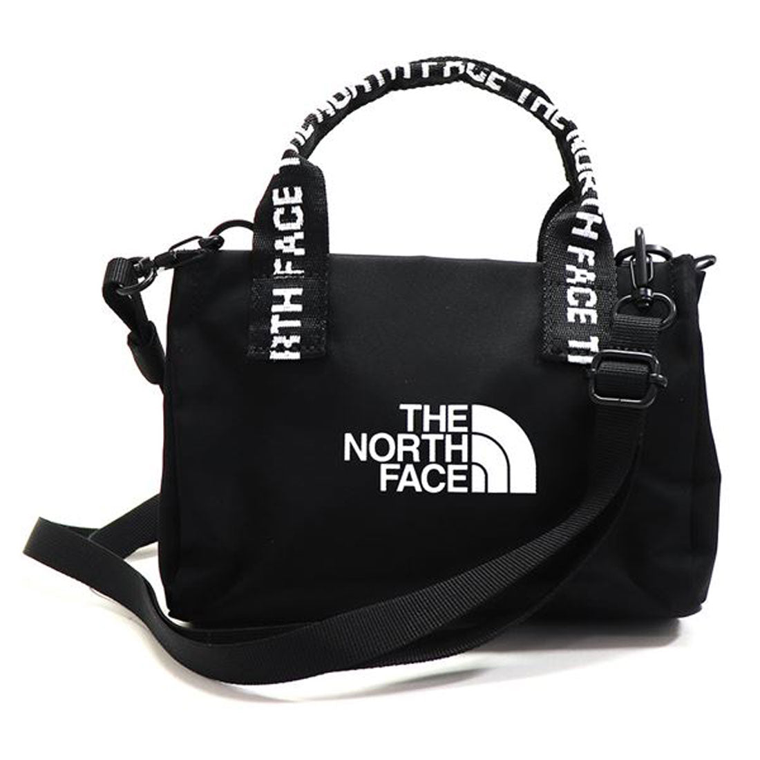 THE NORTH FACE WHITE LABEL THE NORTH FACE Mini Shoulder Bag Ladies Men THE NORTH FACE 2Way Handbag NN2PQ11J BLK