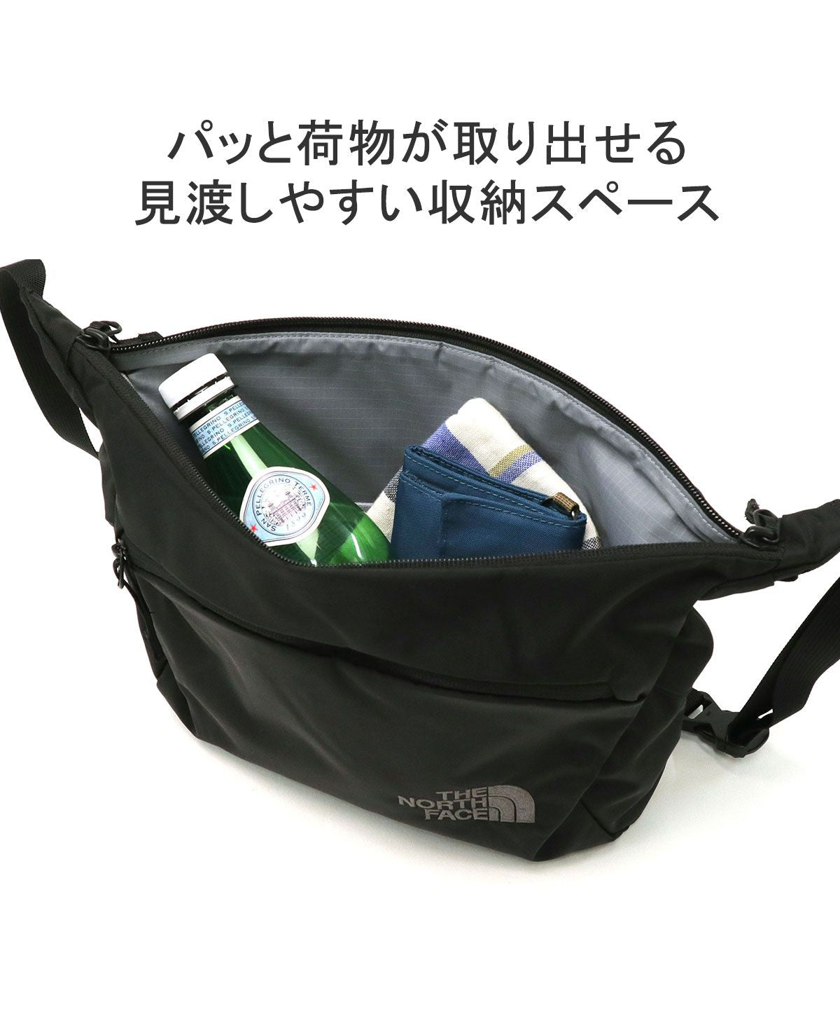 ザ・ノース・フェイス THE NORTH FACE 【日本正規品】 ザ・ノース・フェイス ショルダーバッグ メンズ レディース ブランド THE NORTH FACE ショルダー バッグ 小さめ NM72353 （ブラック） ブラック