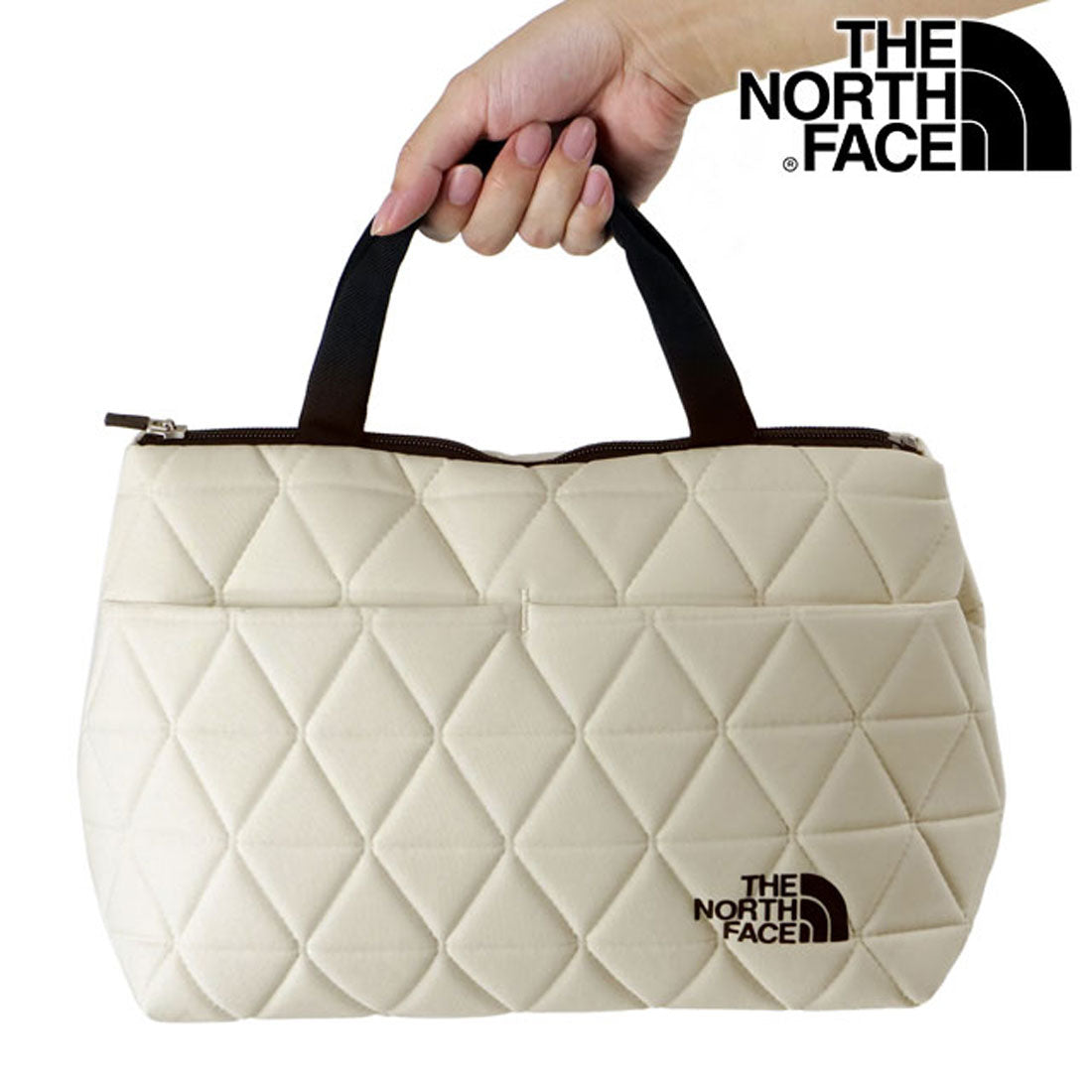 THE NORTH FACE 9L Geoface Box Tote Smoked Pearl [NM32355-SP FW24]