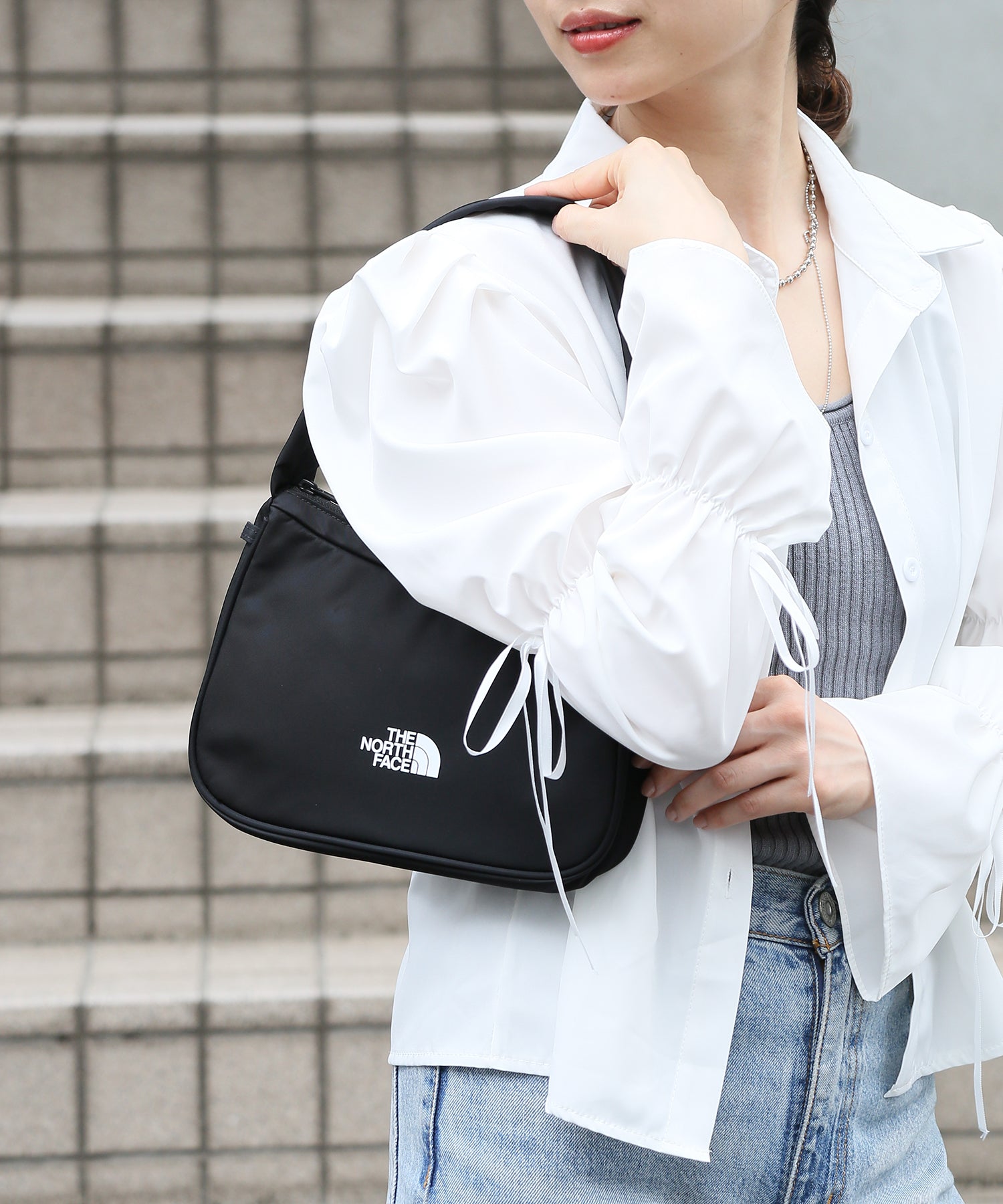 ザ・ノース・フェイス THE NORTH FACE 【THE NORTH FACE / ザ・ノースフェイス】BONNEY HOBO BAG MINI NN2PQ08 ハーフムーンバッグ ショルダーバッグ