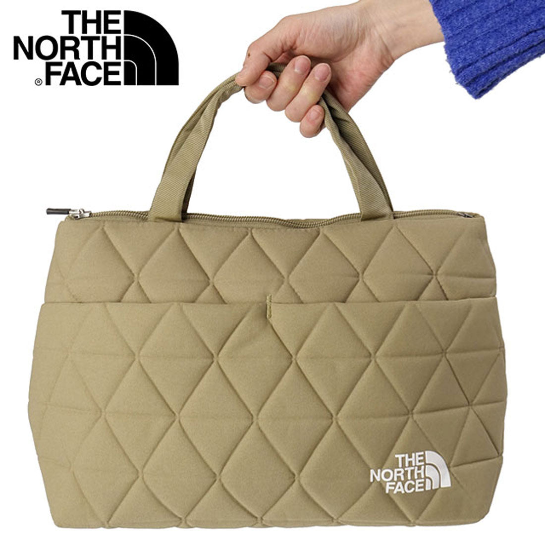 THE NORTH FACE 9L Geoface Box Tote Smoked Pearl [NM32355-SP FW24]