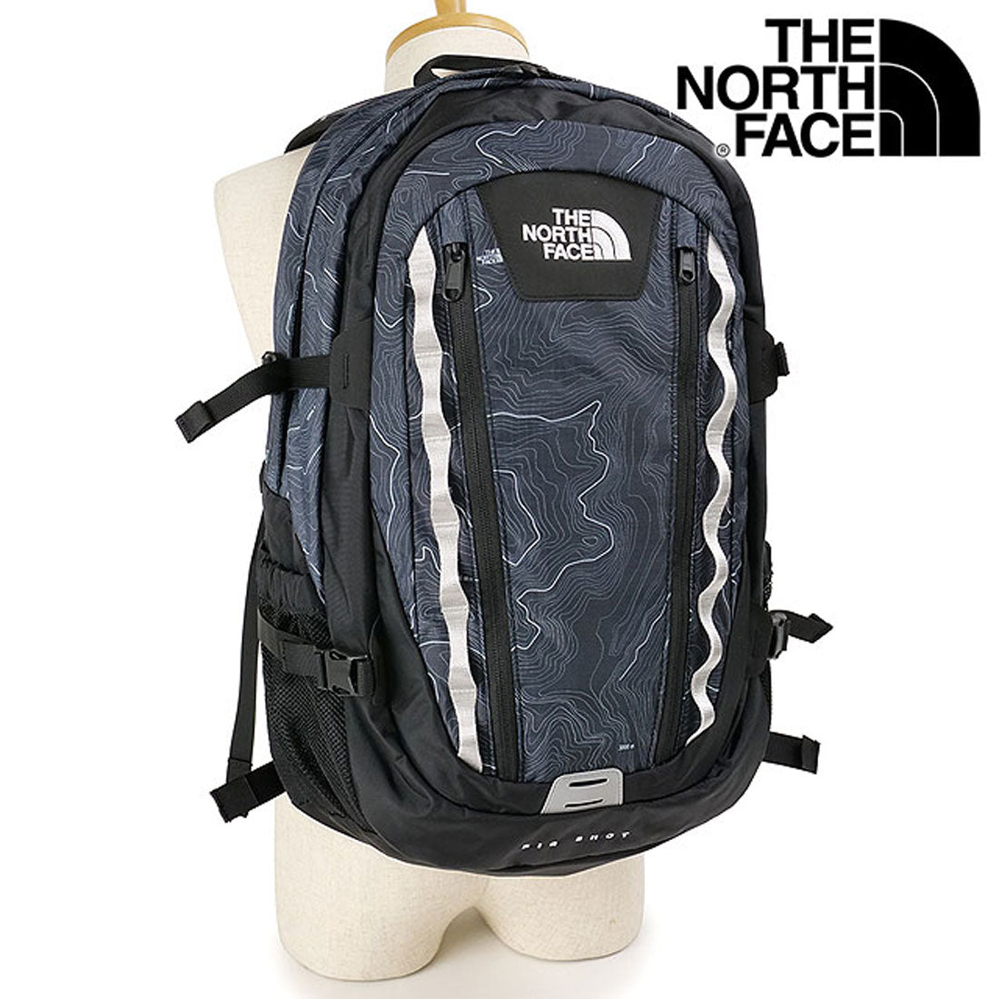The North Face THE NORTH FACE 33L Big Shot TNF black top print [NM72301-KT SS25]