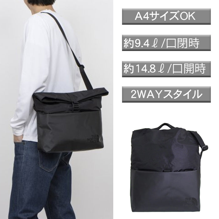 ザ・ノース・フェイス THE NORTH FACE BASE CAMP MESSENGER BAG ベースキャンプ メッセンジャー ショルダー トート ハンド バッグ 9.4L 撥水 2WAY （ブラック） ブラック