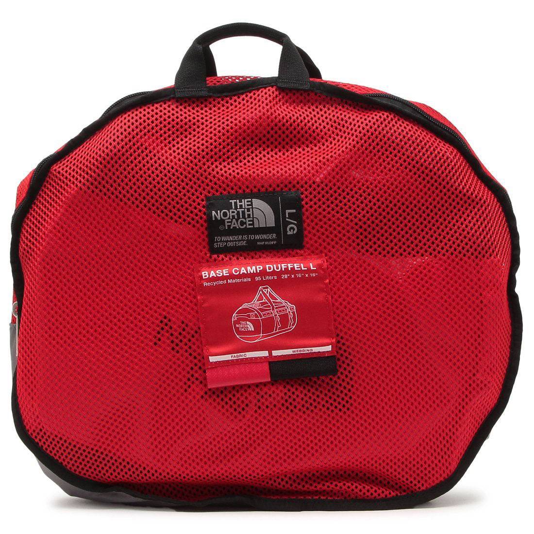 The North Face Boston Bag Backpack Base Camp Duffel L 95L red Men's Wo