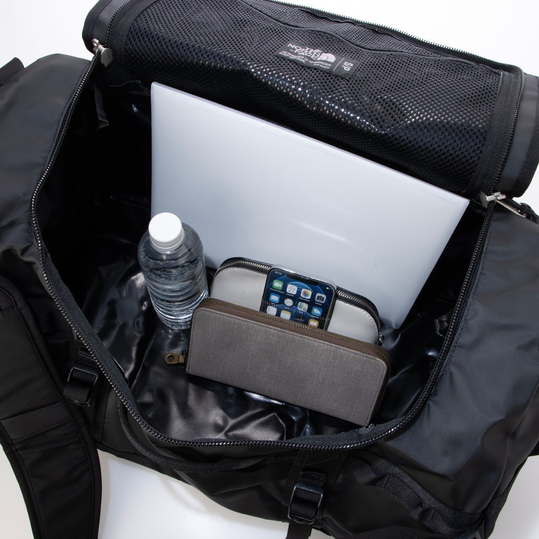 ザ・ノース・フェイス THE NORTH FACE BASE CAMP DUFFEL S  メンズ レディース 3WAY ダッフル ショルダー バックパック （TNF BLACK-NPF） TNF BLACK-NPF