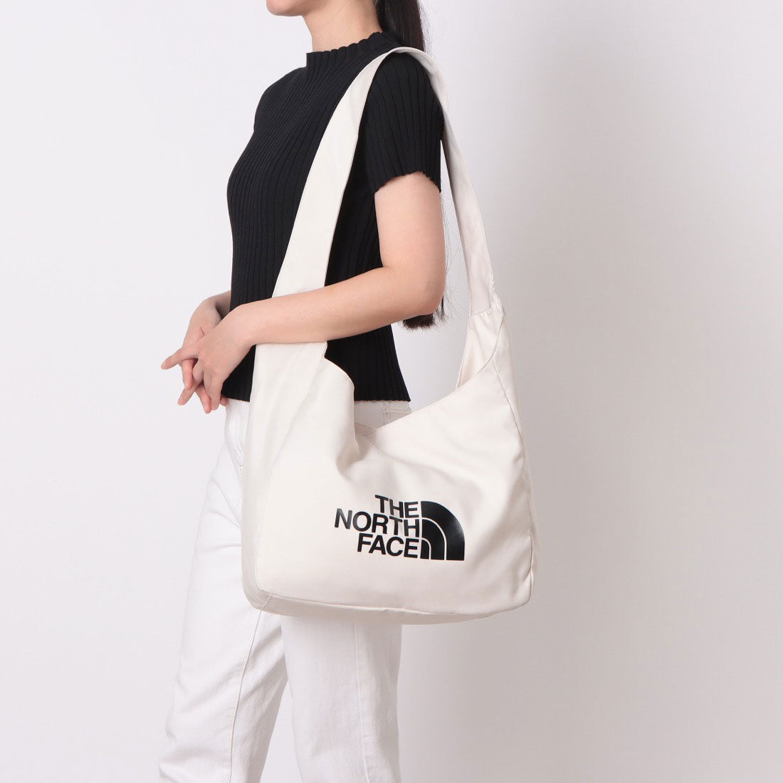 ザ・ノース・フェイス THE NORTH FACE BIG LOGO SHOULDER BAG ビッグ ロゴ ショルダー バッグトートバッグ （ホワイト） ホワイト