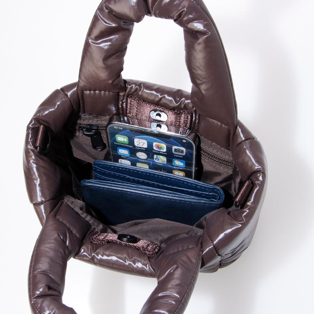 ザ・ノース・フェイス THE NORTH FACE PLUMPY TOTE BAG MINI プランピー トート バッグ ミニ ショルダーバッグ （ブラウン） ブラウン