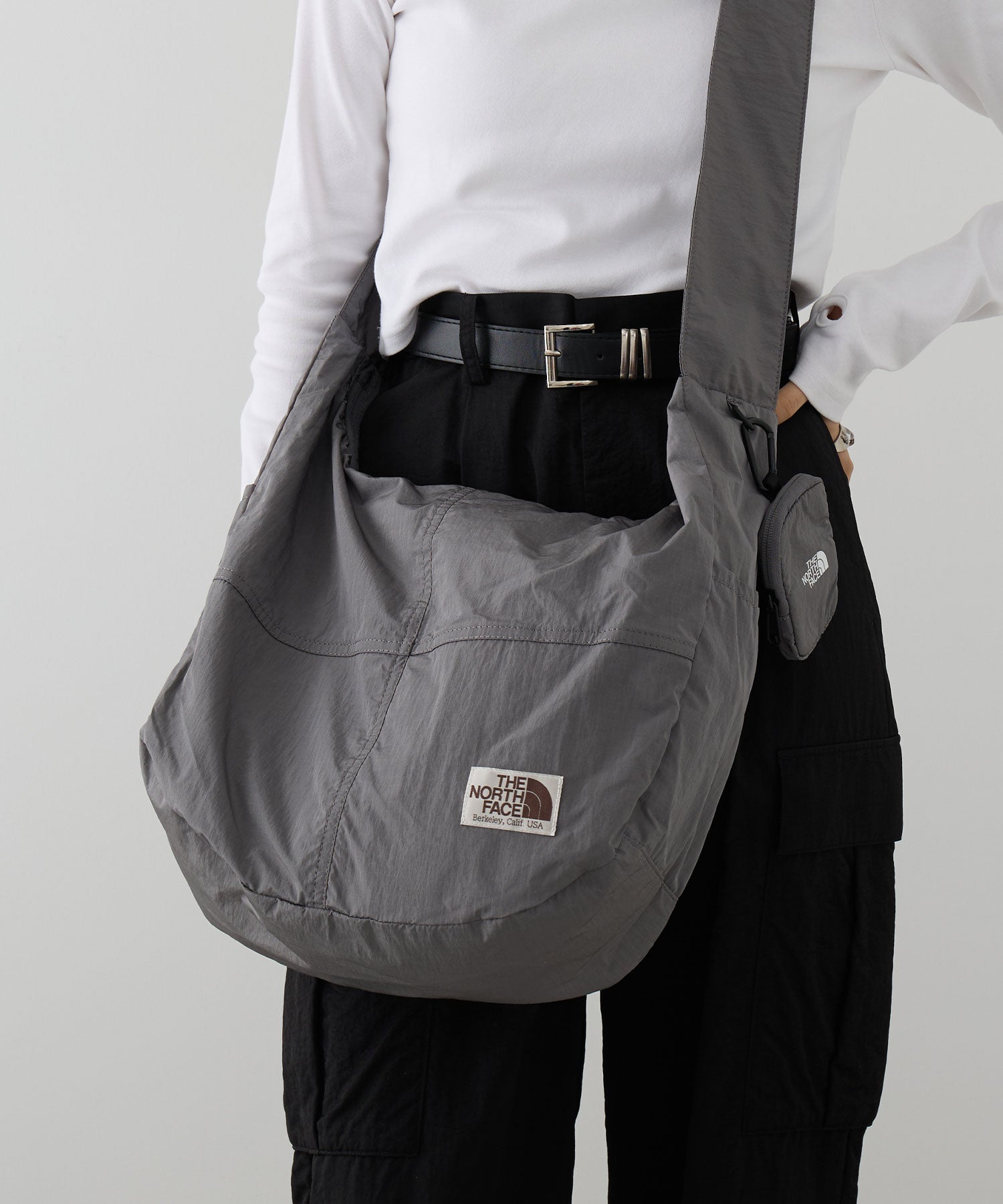 ザ・ノース・フェイス THE NORTH FACE WL HOBO SHOULDER BAG L NN2PR16 ショルダーバッグ （チャコールグレー） チャコールグレー