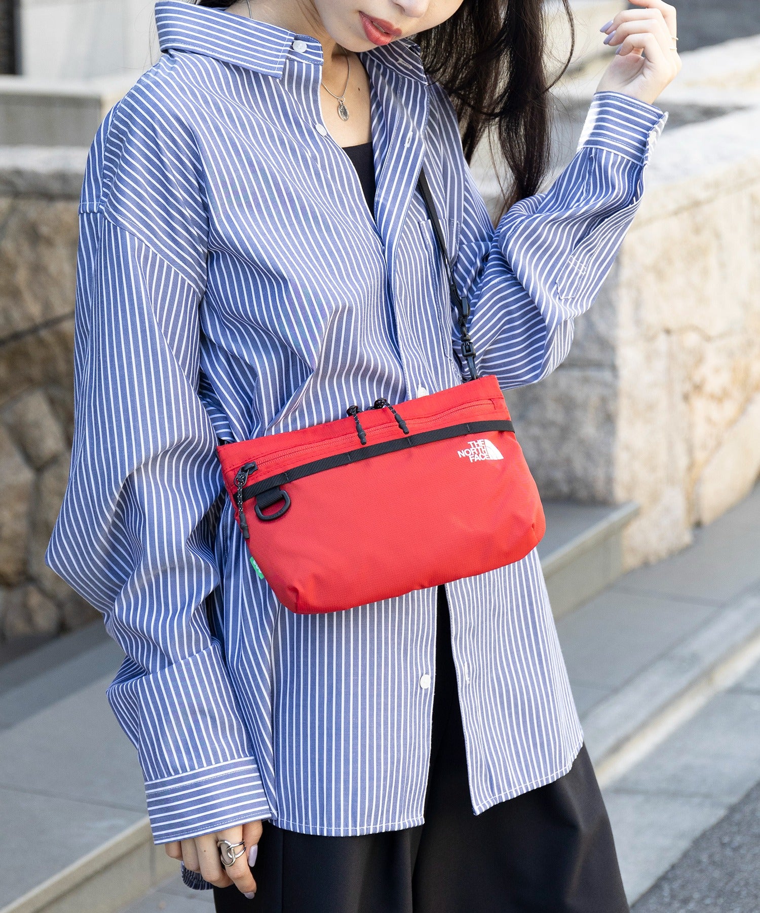 【THE NORTH FACE / ザ・ノースフェイス】ASCEND SLING BAG NN2PQ05A ショルダーバッグ メッセンジャーバッグ ブランドロゴ