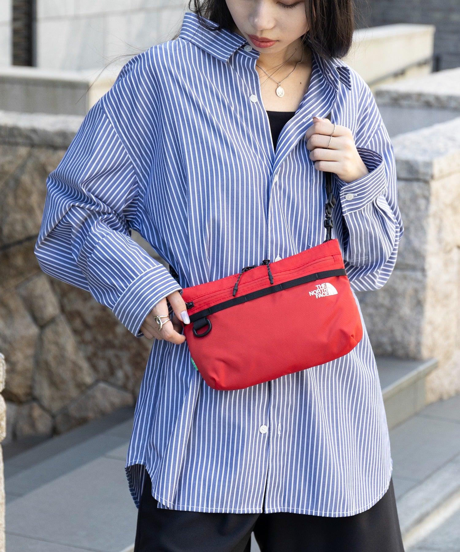 【THE NORTH FACE / ザ・ノースフェイス】ASCEND SLING BAG NN2PQ05A ショルダーバッグ メッセンジャーバッグ ブランドロゴ