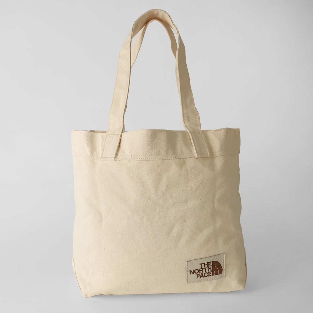 ザ・ノース・フェイス THE NORTH FACE トートバッグ キャンバス COTTON TOTE NF0A3VWQ BQ5 （ベージュ/グリーン） ベージュ/グリーン
