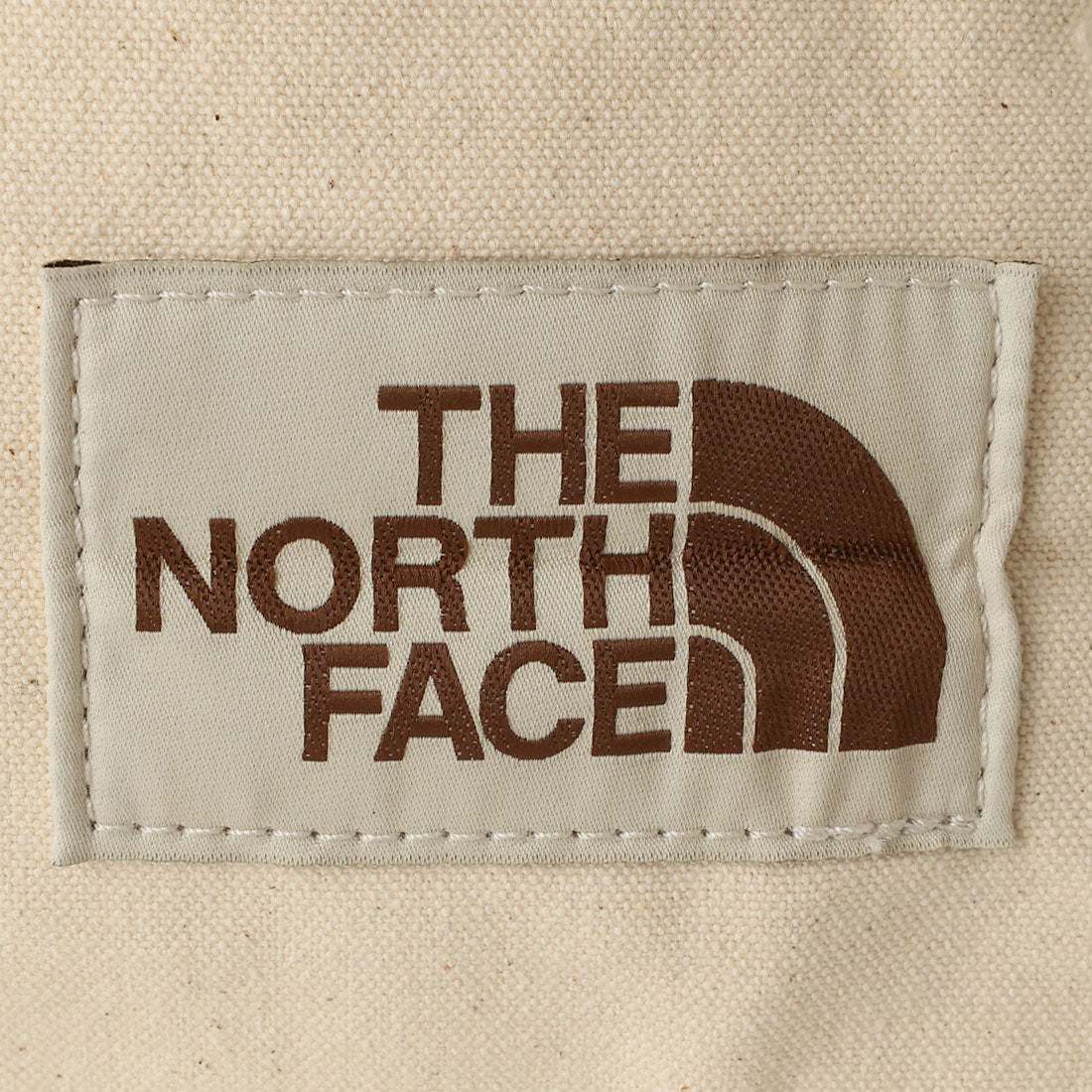 ザ・ノース・フェイス THE NORTH FACE トートバッグ キャンバス COTTON TOTE NF0A3VWQ BQ5 （ベージュ/グリーン） ベージュ/グリーン