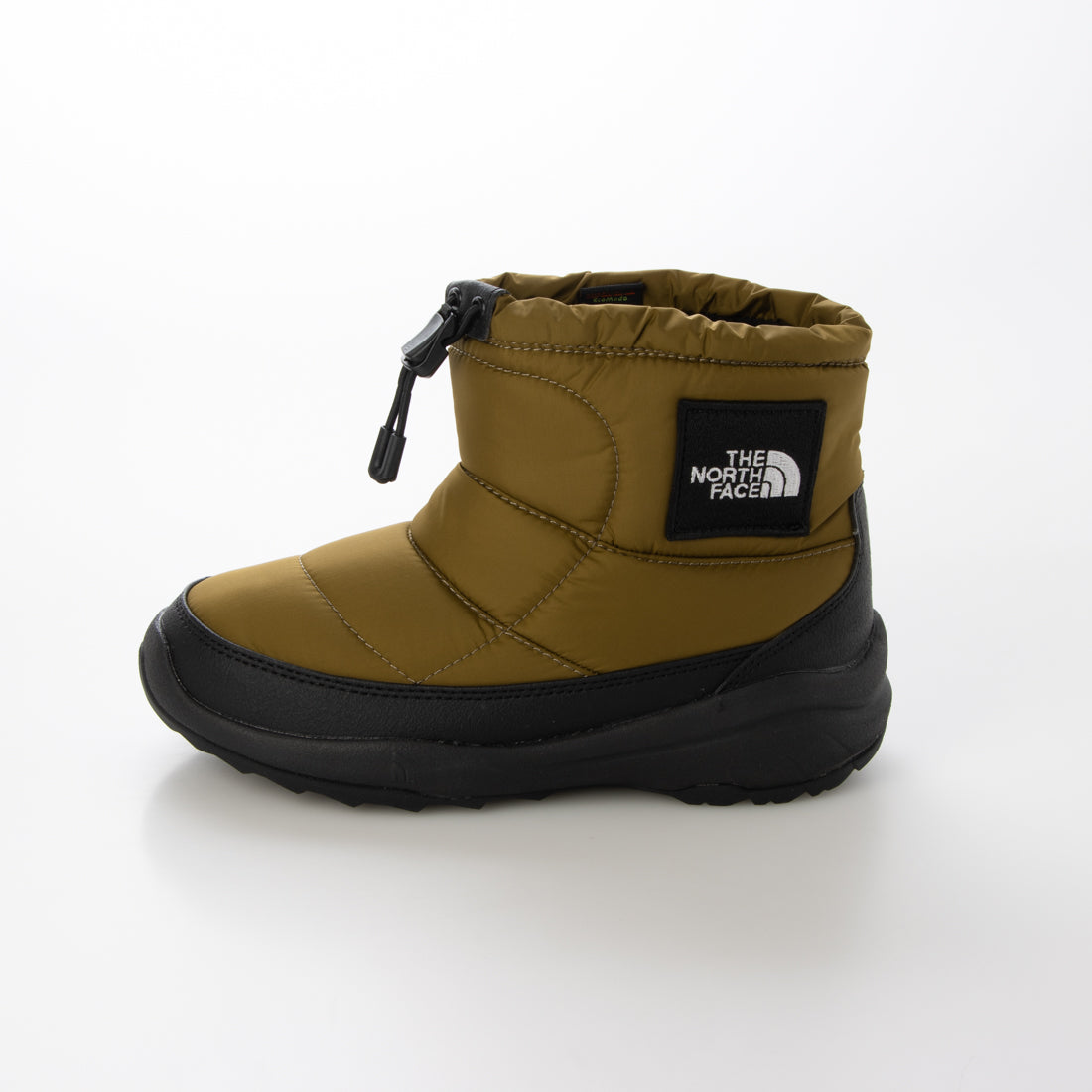 ザ・ノース・フェイス THE NORTH FACE ヌプシ ブーティ ロゴ ショート ウィンターブーツ （モスグリーン×TNFブラック） モスグリーン×TNFブラック
