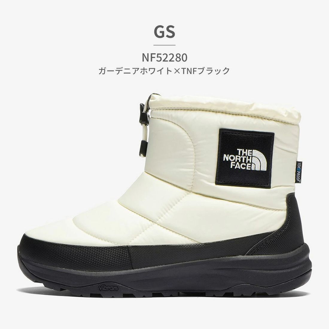 THE NORTH FACE Men's NF52280 Nuptse Bootie Waterproof Logo Short K BK GK KK MK