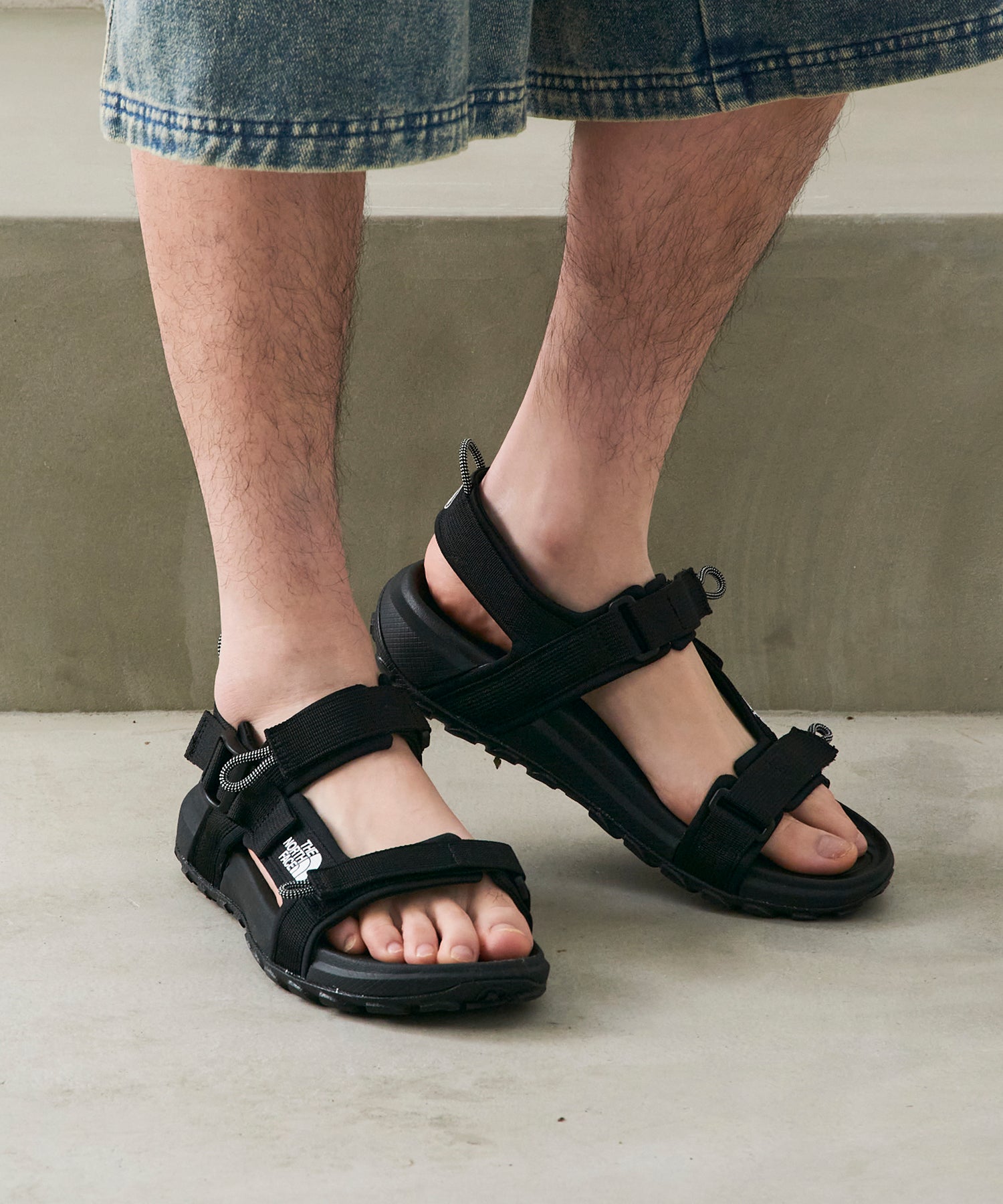 ザ・ノース・フェイス THE NORTH FACE M EXPLORE CAMP SANDAL NS82R13 キャンプサンダル （ブラック） ブラック