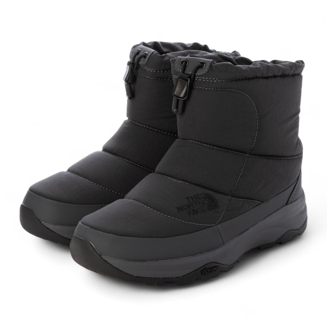 ザ・ノース・フェイス THE NORTH FACE Nuptse Bootie WP Ⅶ Short Washer（ヌプシ ブーティ ウォータープルーフ 7 ショート ワッシャー）NF52474 （アスファルトグレー/TNFブラック） アスファルトグレー/TNFブラック
