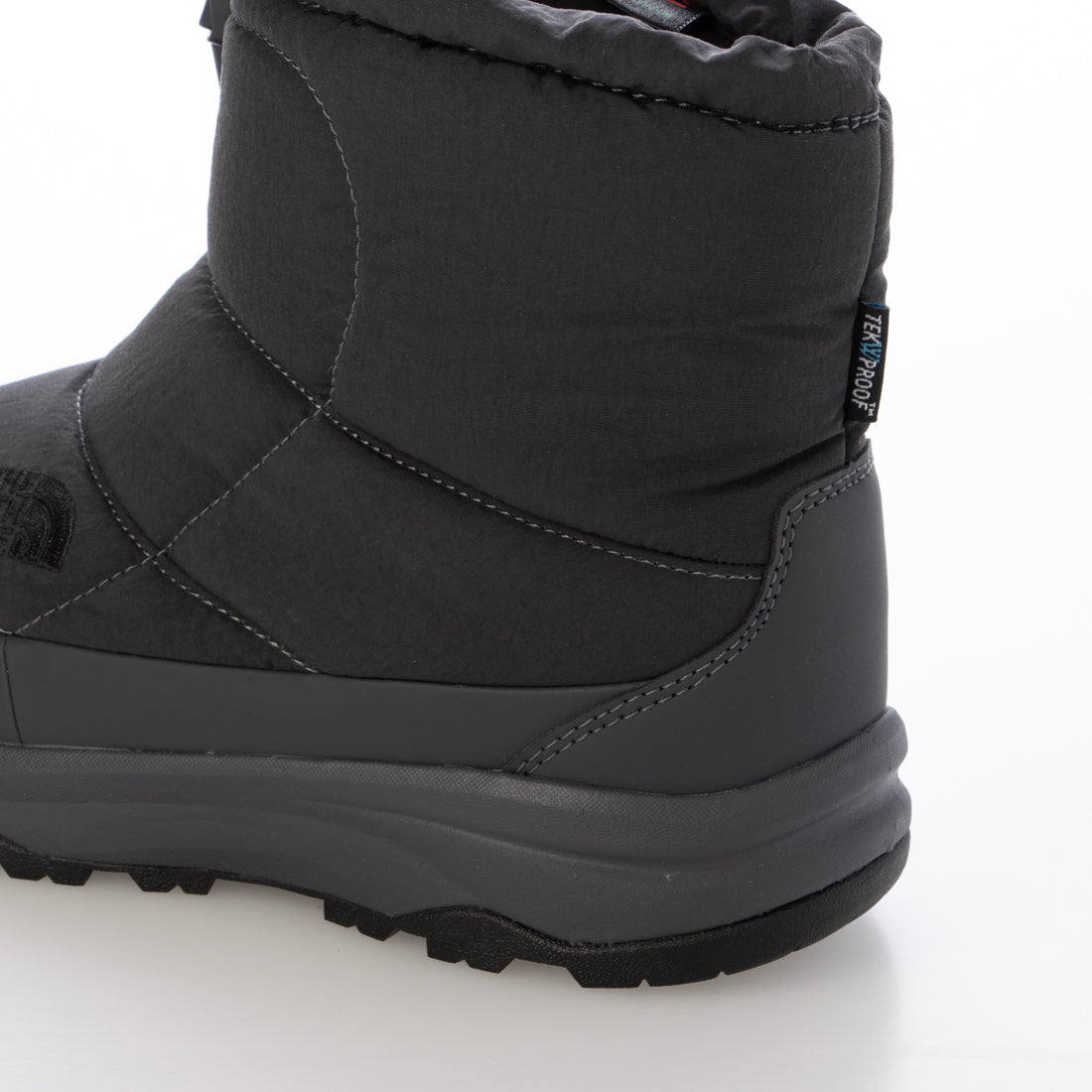 ザ・ノース・フェイス THE NORTH FACE Nuptse Bootie WP Ⅶ Short Washer（ヌプシ ブーティ ウォータープルーフ 7 ショート ワッシャー）NF52474 （アスファルトグレー/TNFブラック） アスファルトグレー/TNFブラック