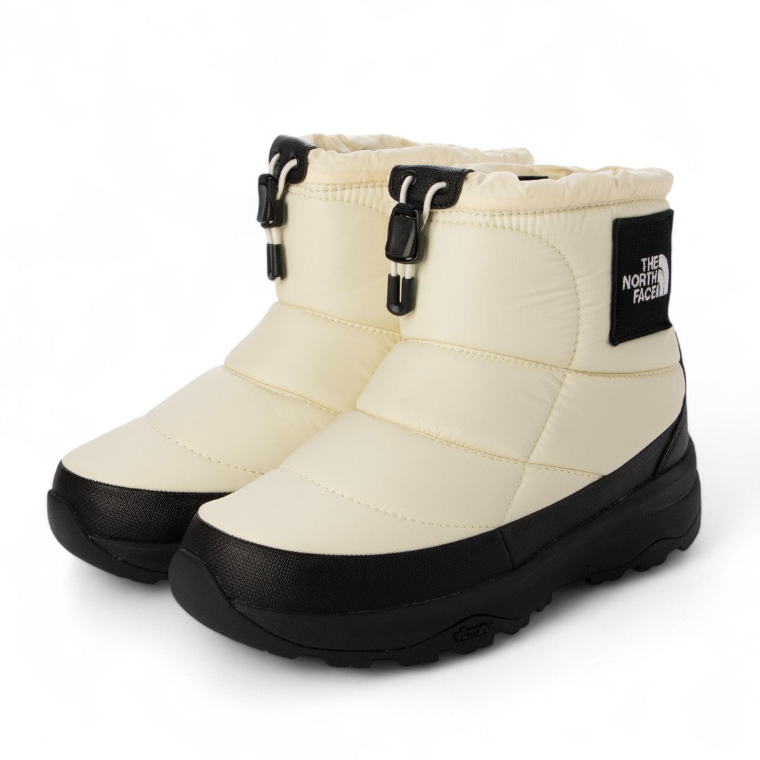 ザ・ノース・フェイス THE NORTH FACE THE NORTH FACE NUPTSE BOOTIE WP LOGO SHORT（ヌプシ ブーティ ウォータープルーフ ロゴ ショート）NF52280 （ガーデニアホワイト×TNFブラック） ガーデニアホワイト×TNFブラック