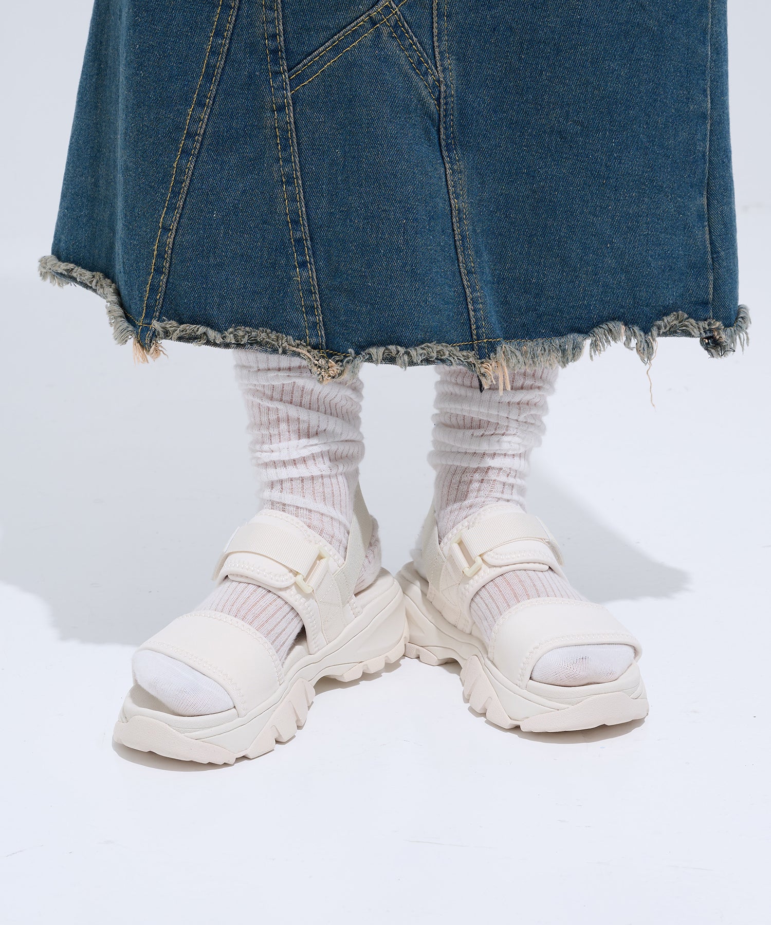 ザ・ノース・フェイス THE NORTH FACE HEXA LUX SANDAL （アイボリー） アイボリー