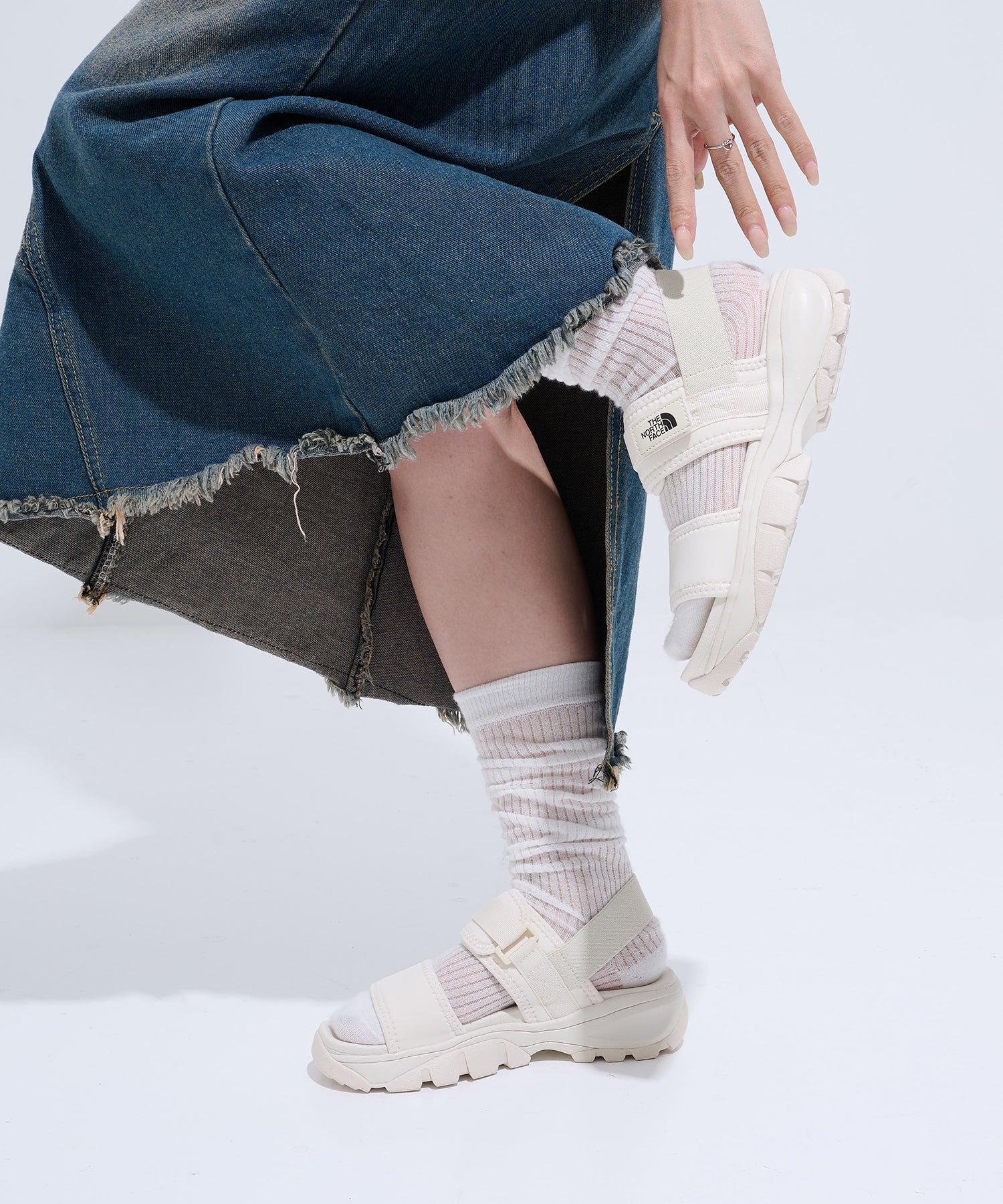 ザ・ノース・フェイス THE NORTH FACE HEXA LUX SANDAL （アイボリー） アイボリー