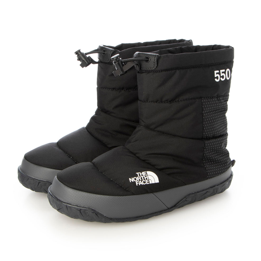 ザ・ノース・フェイス THE NORTH FACE W NUPTSE APRES BOOTIE,TNF BLACK/ASPHALT GREY