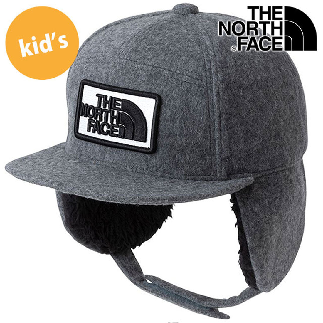 ザ・ノース・フェイス THE NORTH FACE THE NORTH FACE Kids’ Winter Trucker Cap ミックスグレー2 [NNJ42321-ZZ FW24]