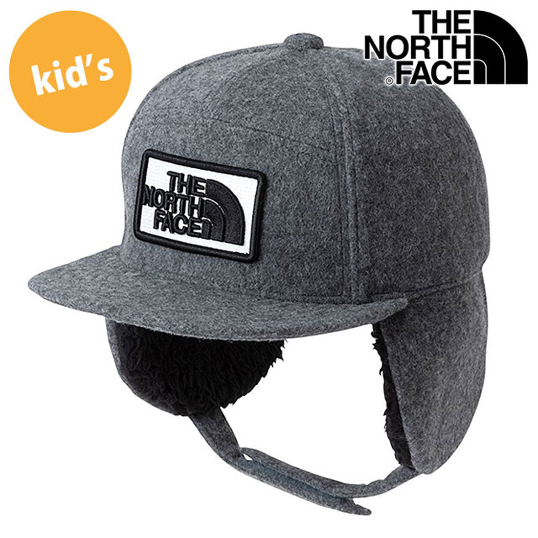 ザ・ノース・フェイス THE NORTH FACE THE NORTH FACE Kids’ Winter Trucker Cap ミックスグレー2 [NNJ42321-ZZ FW24]