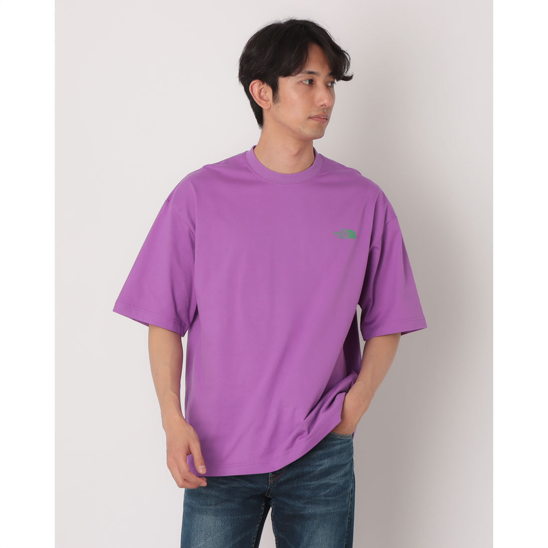 ザ・ノース・フェイス THE NORTH FACE ショートスリーブシンプルカラースキームティー 半袖Tシャツ （オーバジーン） オーバジーン