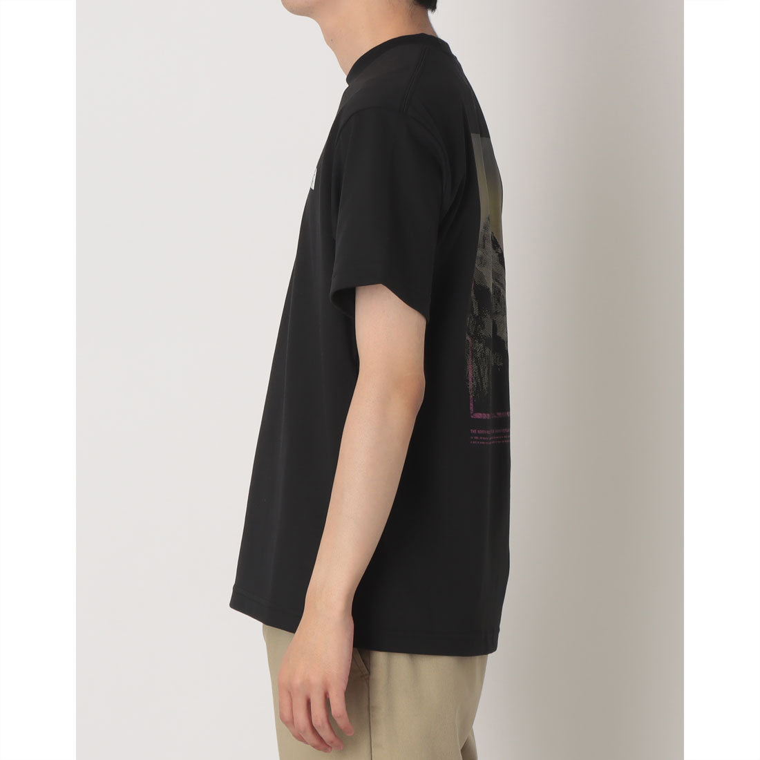 ザ・ノース・フェイス THE NORTH FACE ショートスリーブフラッシュドライセブンサミットグラフィックティー 半袖Tシャツ （ブラック） ブラック