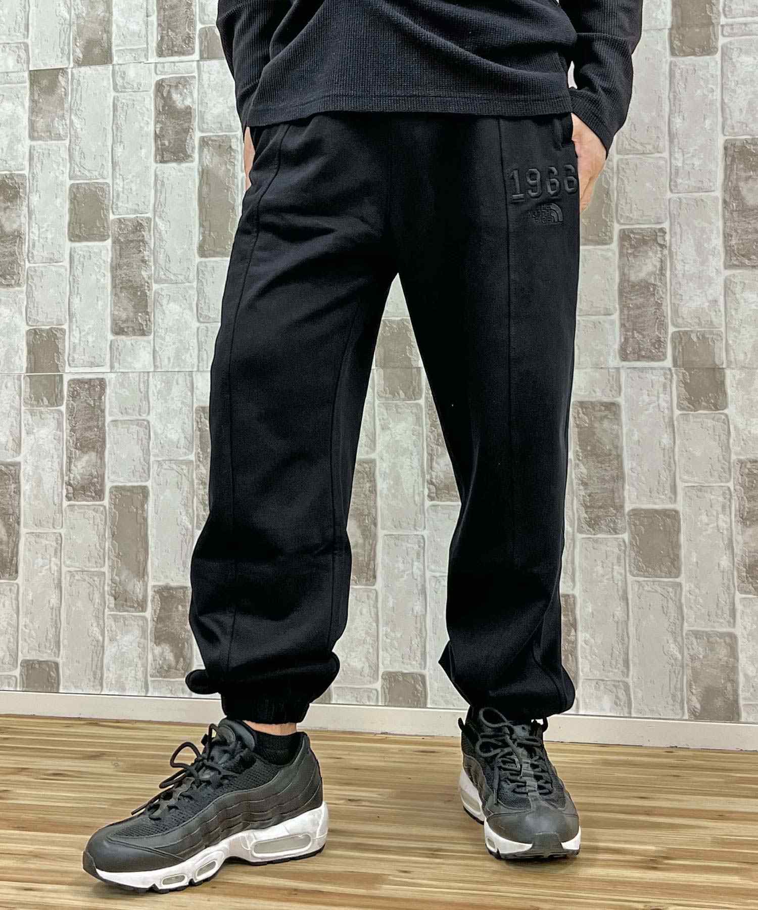 ザ・ノース・フェイス THE NORTH FACE ナンバーロゴ刺繍 スウェットパンツ GO-TO 1966 SWEATPANTS White Label Korea Line 韓国限定ライン メンズ ブランド （2-ブラック） 2-ブラック
