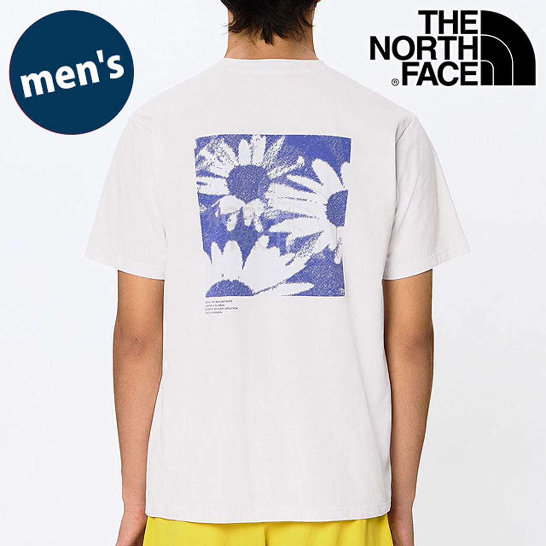 ザ・ノース・フェイス THE NORTH FACE S/S ES Flower Box Logo Tee ホワイト [NT32685-W] （ホワイト） ホワイト