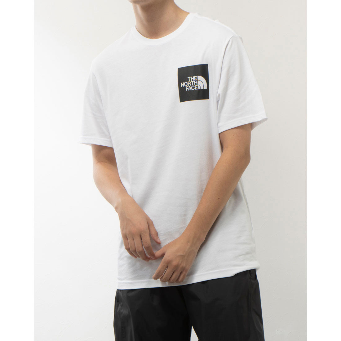 ザ ノース フェイス THE NORTH FACE Men’s S/S Fine Tee,TNF WHITE