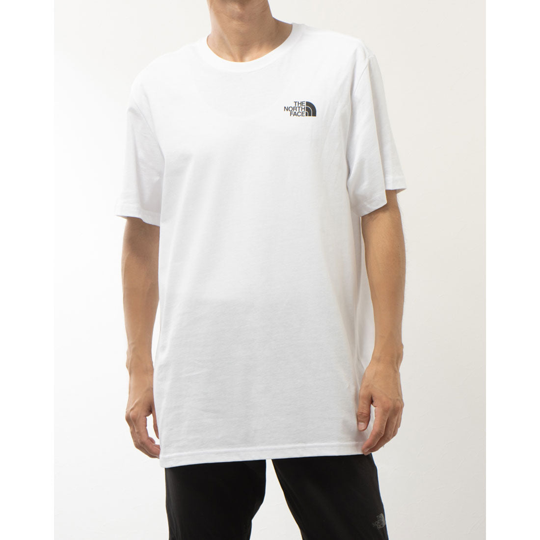ザ ノース フェイス THE NORTH FACE Men’s S/S Redbox Tee,TNF WHITE