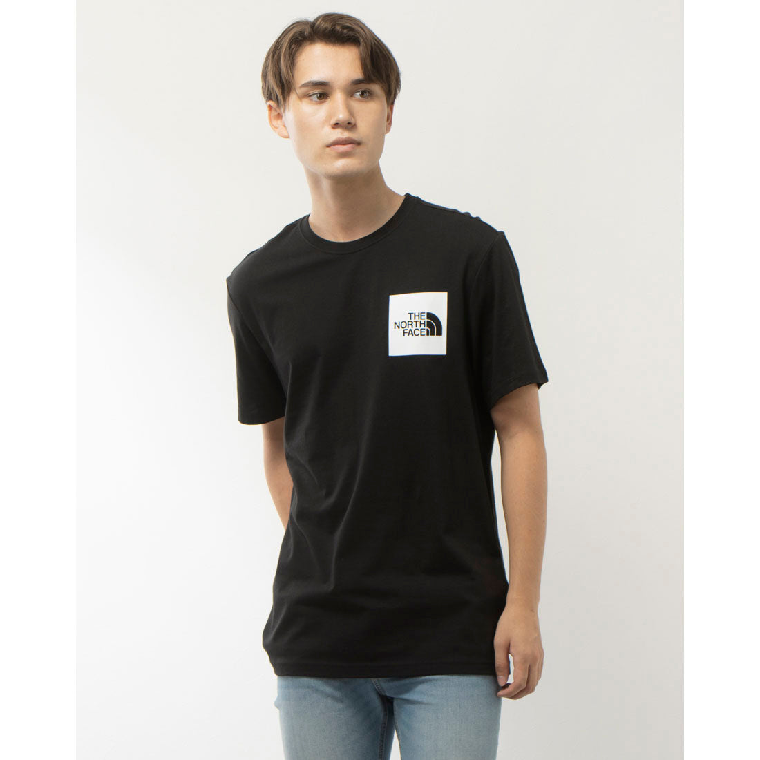 ザ ノース フェイス THE NORTH FACE Men’s S/S Fine Tee,TNF BLACK