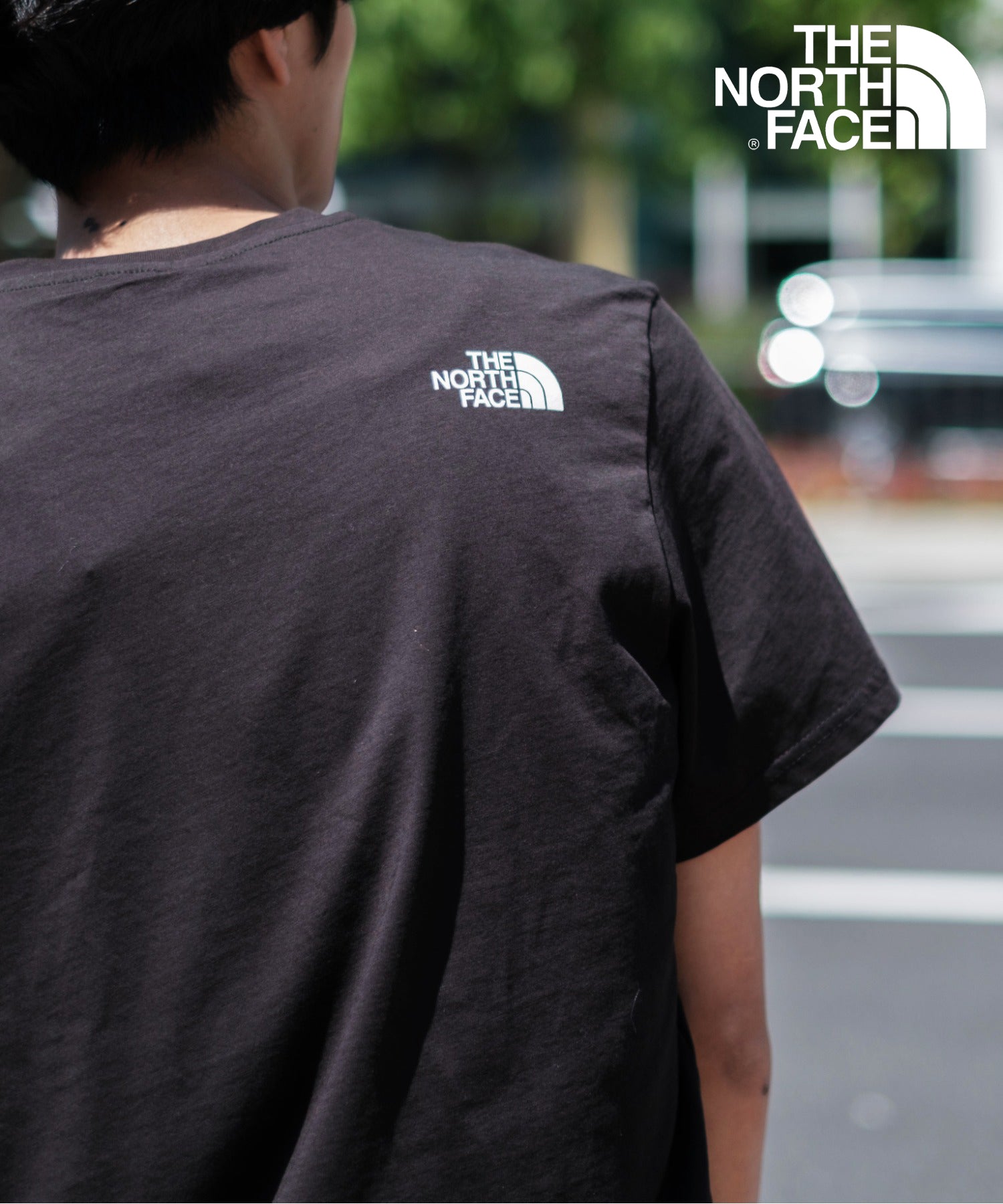 ザ・ノース・フェイス THE NORTH FACE ワンポイント ロゴ Tシャツ 半袖 カットソー SIMPLE DOME TEE NF0A2TX5,BLK